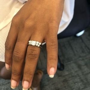 Diamond Wedding Ring Set